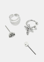 Load image into Gallery viewer, 4-Piece Earring &amp; Earcuffs
