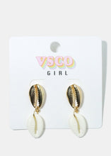 Load image into Gallery viewer, Cowrie Shell Earrings
