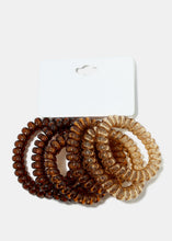 Load image into Gallery viewer, 6-Piece Spiral Hair Ties
