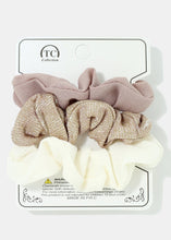 Load image into Gallery viewer, 3-Piece Solid Colored Scrunchies
